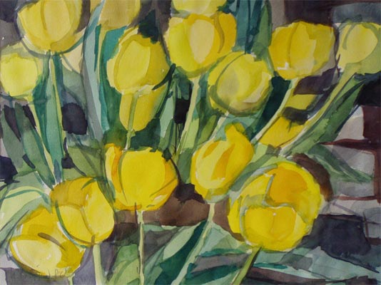 Gelbe Tulpen, 1980