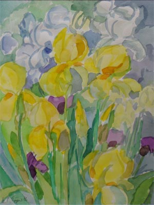 Gelbe Iris 3, 1986