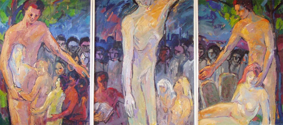 Triptychon einer Kreuzabnahme, 1981