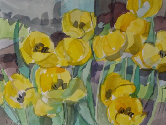 Gelbe Tulpen II, 1980